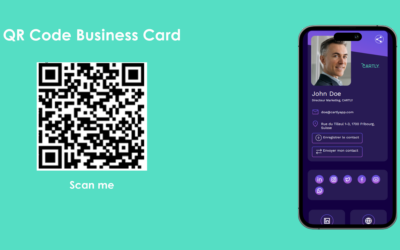 QR Code Business Card with CARTLY