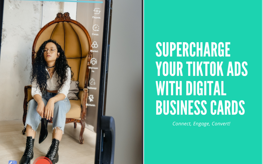 tiktok ads with digital business card banner